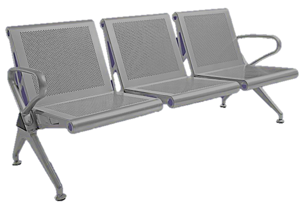 WT-323-3 three seater airport bench